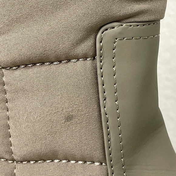 Zara boots girls quilted waterproof sz 1 EU 32 taupe rubber base 2007/830/030 - Picture 10 of 10